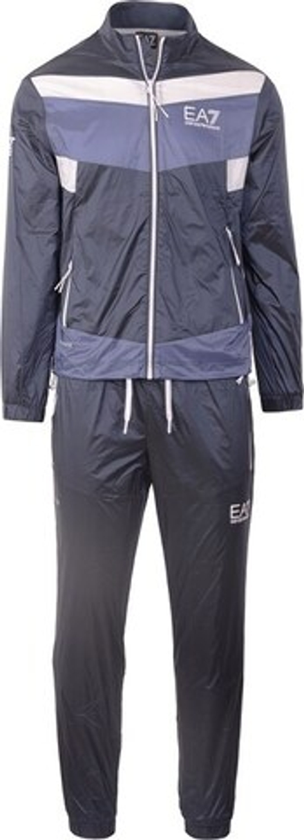 Теннисный костюм EA7 Man Woven Tracksuit - blue/navy blue