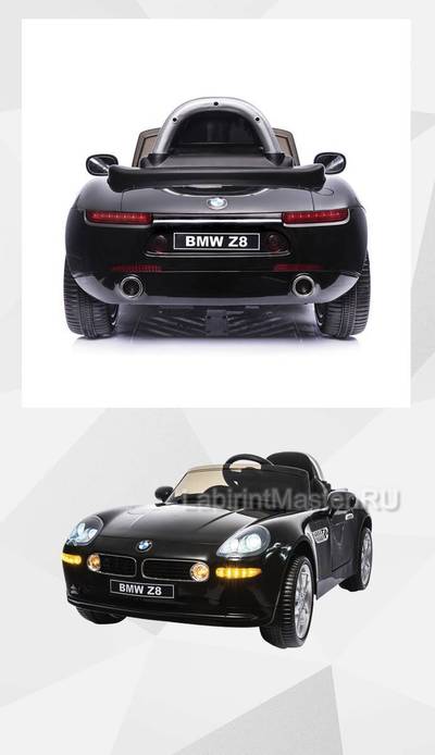 Детский электромобиль "BMW Z8" 6V, белый