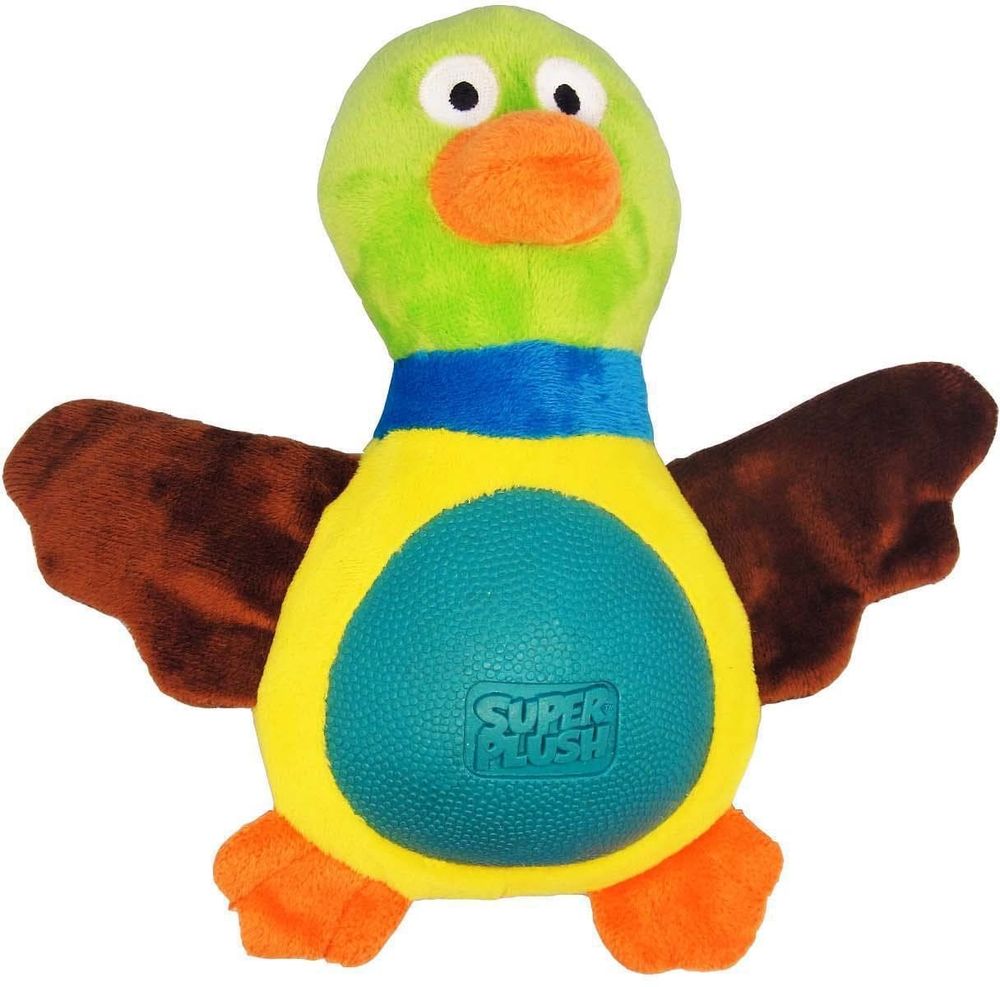 R2P игрушка для собак Multi-tex &quot;Утка&quot; плюш/резина, с пищалкой 19 см