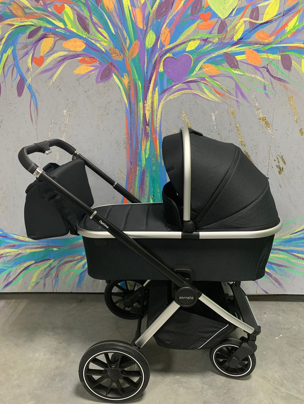 Коляска 2 В 1 Carrello Optima CRL-6503 Leather Black