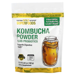California Gold Nutrition, Superfoods, комбуча в порошке с ферментированным яблочным уксусом, растворимой клетчаткой тапиоки и пробиотиками, 160 г (5,64 унции)