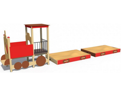 Песочный дворик Паровозик ИО 03170