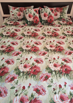 Покрывало гобеленовое Акварельные розы 1,5-спальный (150х200)