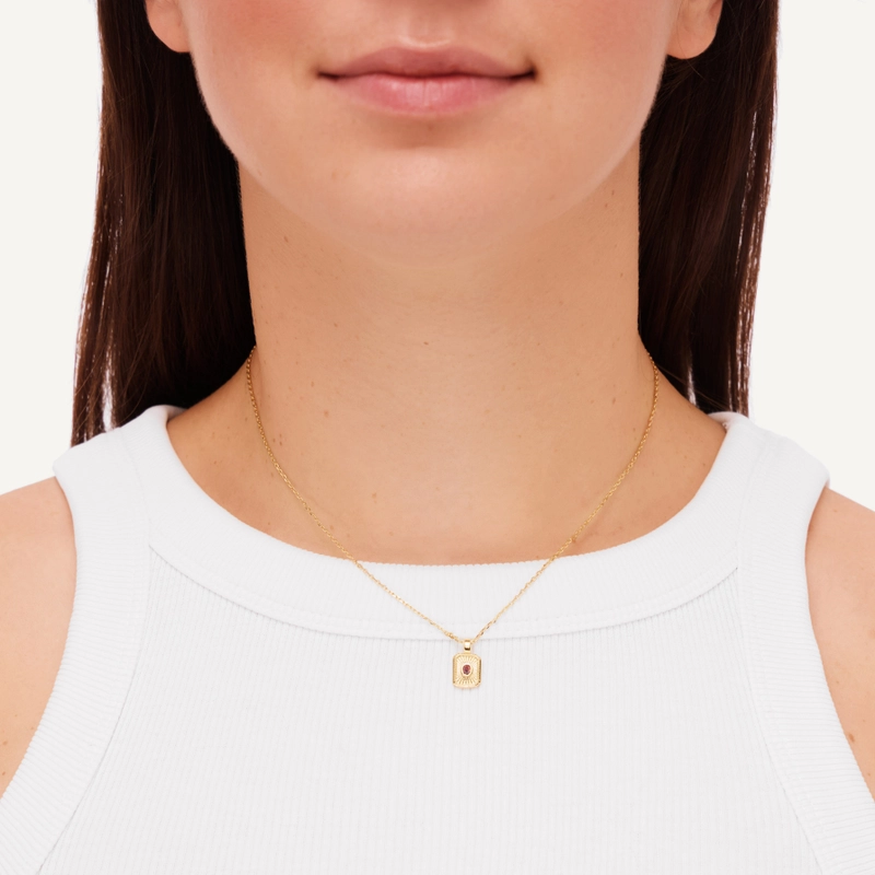 Колье Медальон – Золото