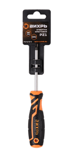 Отвёртка крестовая ВИХРЬ PZ1 80мм
