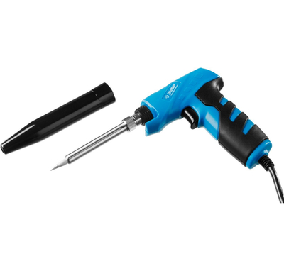 ЗУБР ТУРБО 30/ 130 Вт, конус, керамический нагреватель, электропаяльник с пистолетной рукояткой, Профессионал (55408)