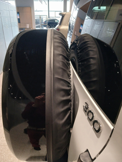 Чехол запаски пластиковый черный глянец RALEX Tank 300
