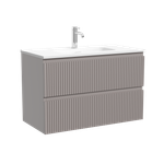 Тумба подвесная SANCOS Snob R 790х390х500, c двумя ящиками оснащенными доводчиками, Doha Soft, арт.SNR80/39SM