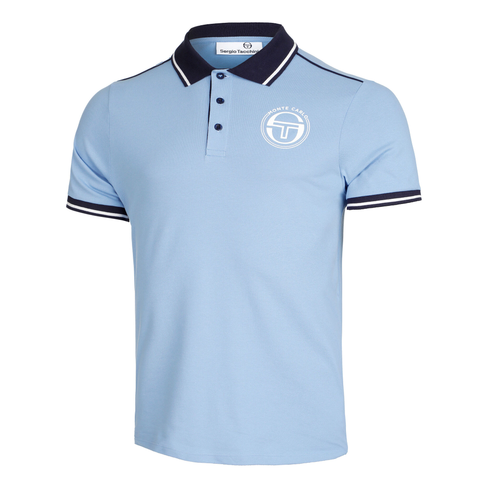 Мужское теннисное поло Sergio Tacchini Ranking Staff Polo Men - Blue, Dark Blue