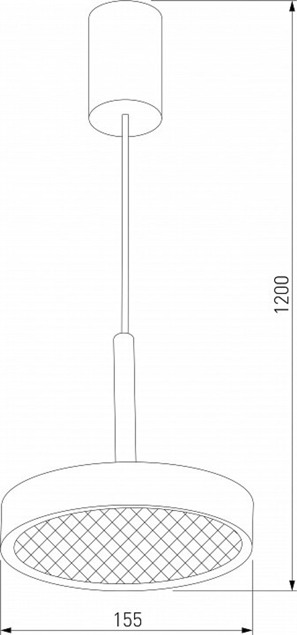 Подвесной светильник Elektrostandard Plate a065412