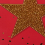 Пакет подарочный «Звёздный стиль» 32*26*12 см