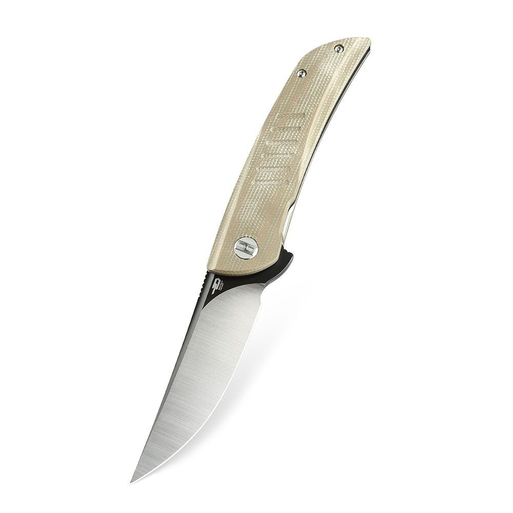 Нож туристический Bestech Swift сталь D2, рукоять Микарта бежевая