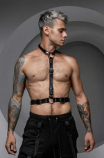 Портупея мужская Mars кожа черный M/L