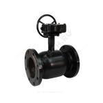 Кран шаровой сталь 09Г2С Ballomax КШТ 61.103 Ду 125 Ру16 фл L=325мм с редуктором BROEN КШТ 61.103.125.Р.16