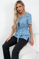 Блузка Элиза (голубой) Б11-253/6 Nikol