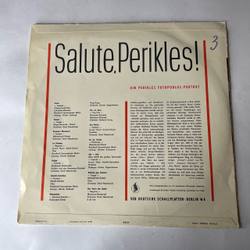 Винтажная виниловая пластинка LP Perikles Fotopoulos, Salute, Perikles, Ein Portrat von Perikles Fotopoulos (ГДР 1964)