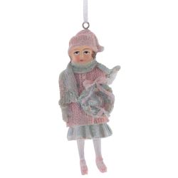 GAEM Изделие декоративное подвесное "Девочка/Мальчик", L5 W4 H11,5 см, 6в.
