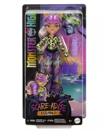 Кукла Монстер Хай Клодин Вульф Остров страха 3 поколение Monster High Clawdeen Wolf Scare-adise 3g 6+ HRP67_УЦЕНКА