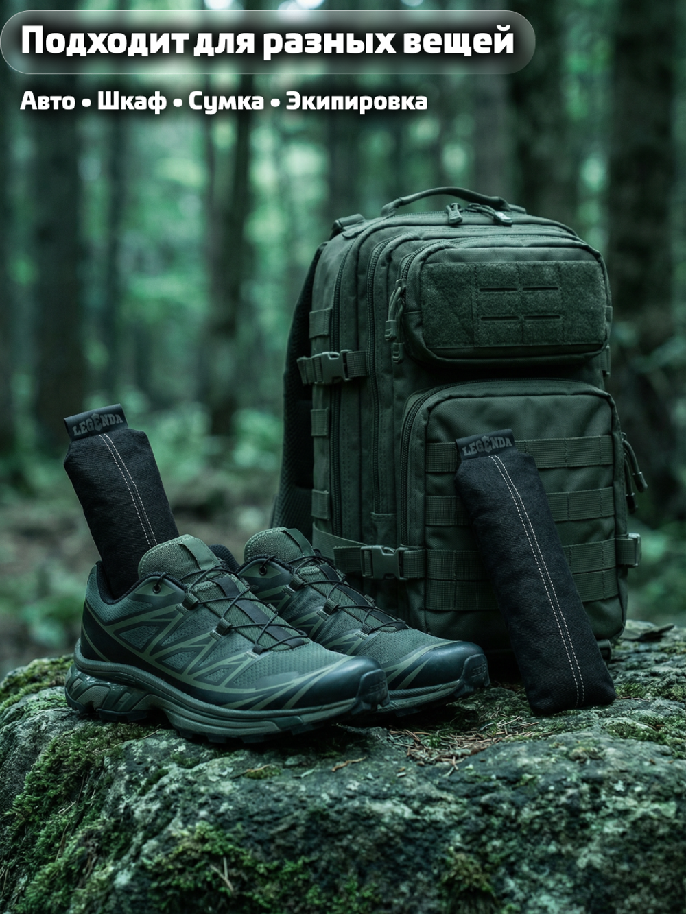 Поглотитель запахов и влаги LEGENDA для спортивной экипировки (Драйпер) с Новогодним ароматом