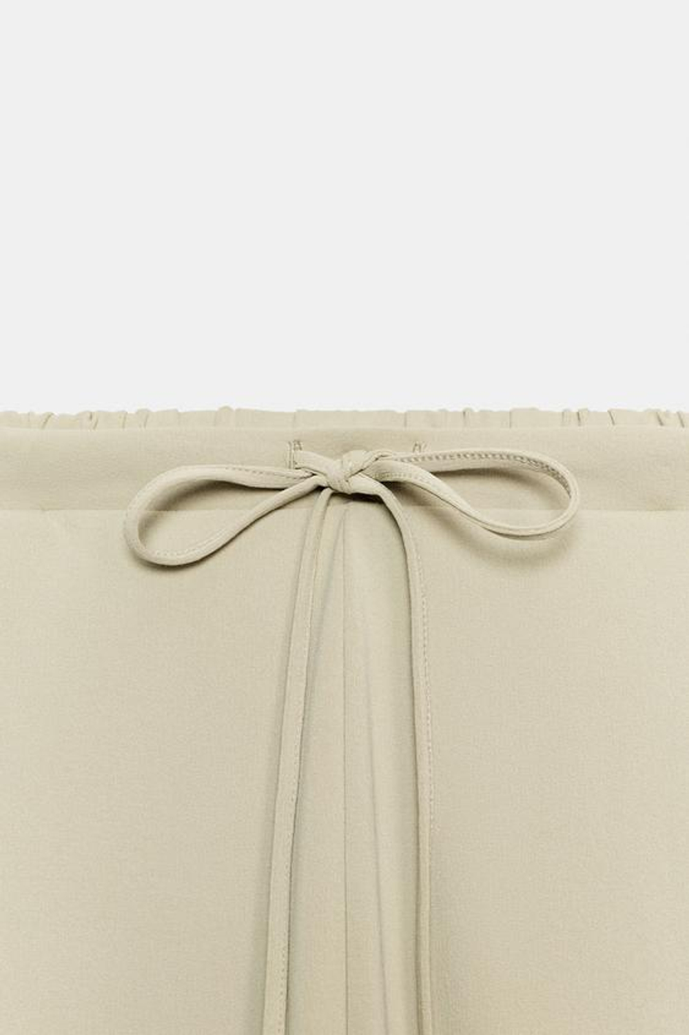 ZARA БРЮКИ С КАРМАНАМИ И ТЕКСТУРОЙ, СВЕТЛО-ЗЕЛЕНЫЙ