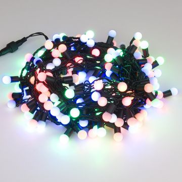 Новогодняя гирлянда нить 400-104 20м IP65 мульти с эффектом мерцания Elektrostandard