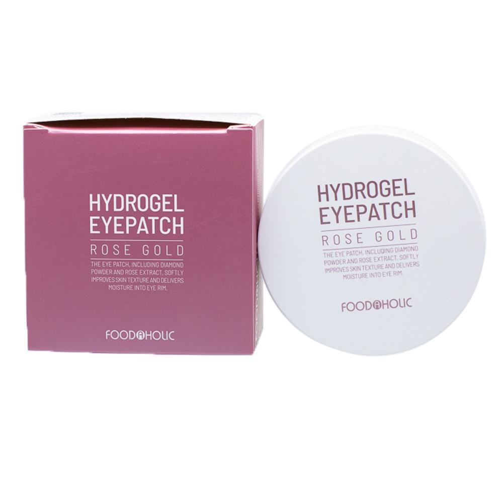 Foodaholic hydrogel eyepatch rose gold Патчи под глаза розовое золото