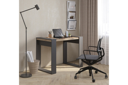 Стол компьютерный "Арчи" Графит/Дуб керра