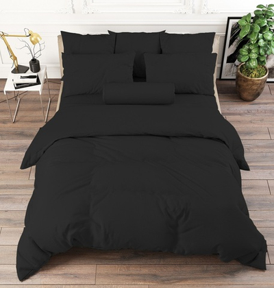 КПБ "Поплин ЛЮКС" черный