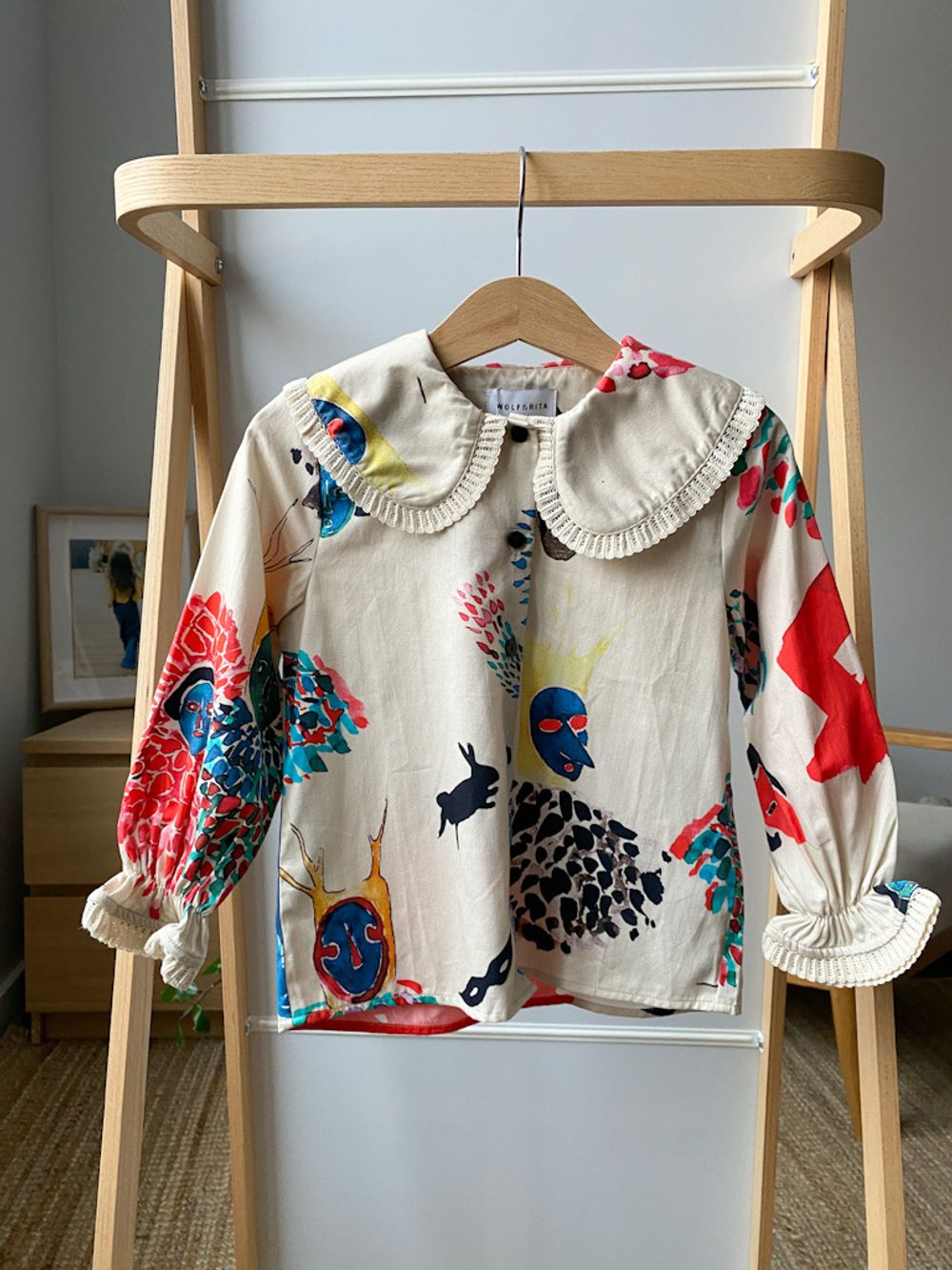 Хлопковая блузка Wolf&Rita