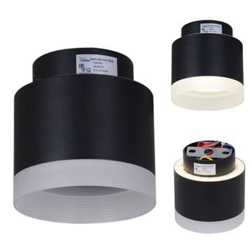 53004-9.5-001IL GX53+LED3W BK светильник точ.