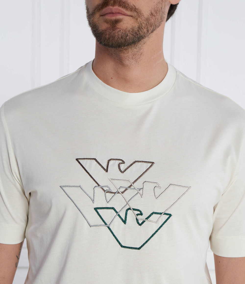 Футболка Emporio Armani - кремовый(6R1T74 1JPZZ)