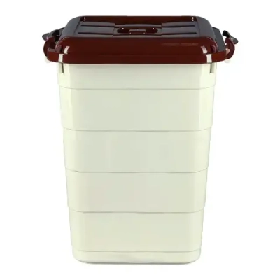 Бак Bricks 55л Слоновая кость + коричневый