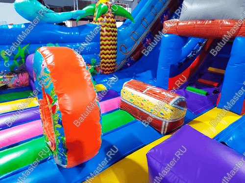 Коммерческий надувной батут "Полундра" 9*6*7 м