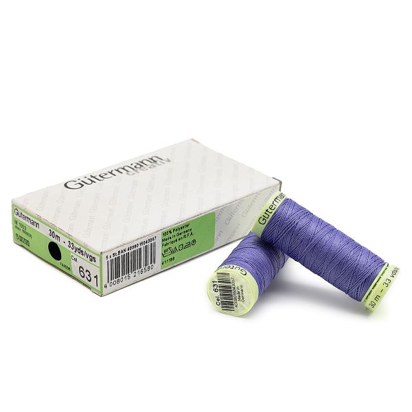 Нитки отделочные Gutermann Top Stitch 30 (30 метров), 5 кат. | 631 нежная лаванда