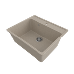 Мойка ML-GMS21 СТАНДАРТ прямоугольная, песочный (302), 565*505*200мм