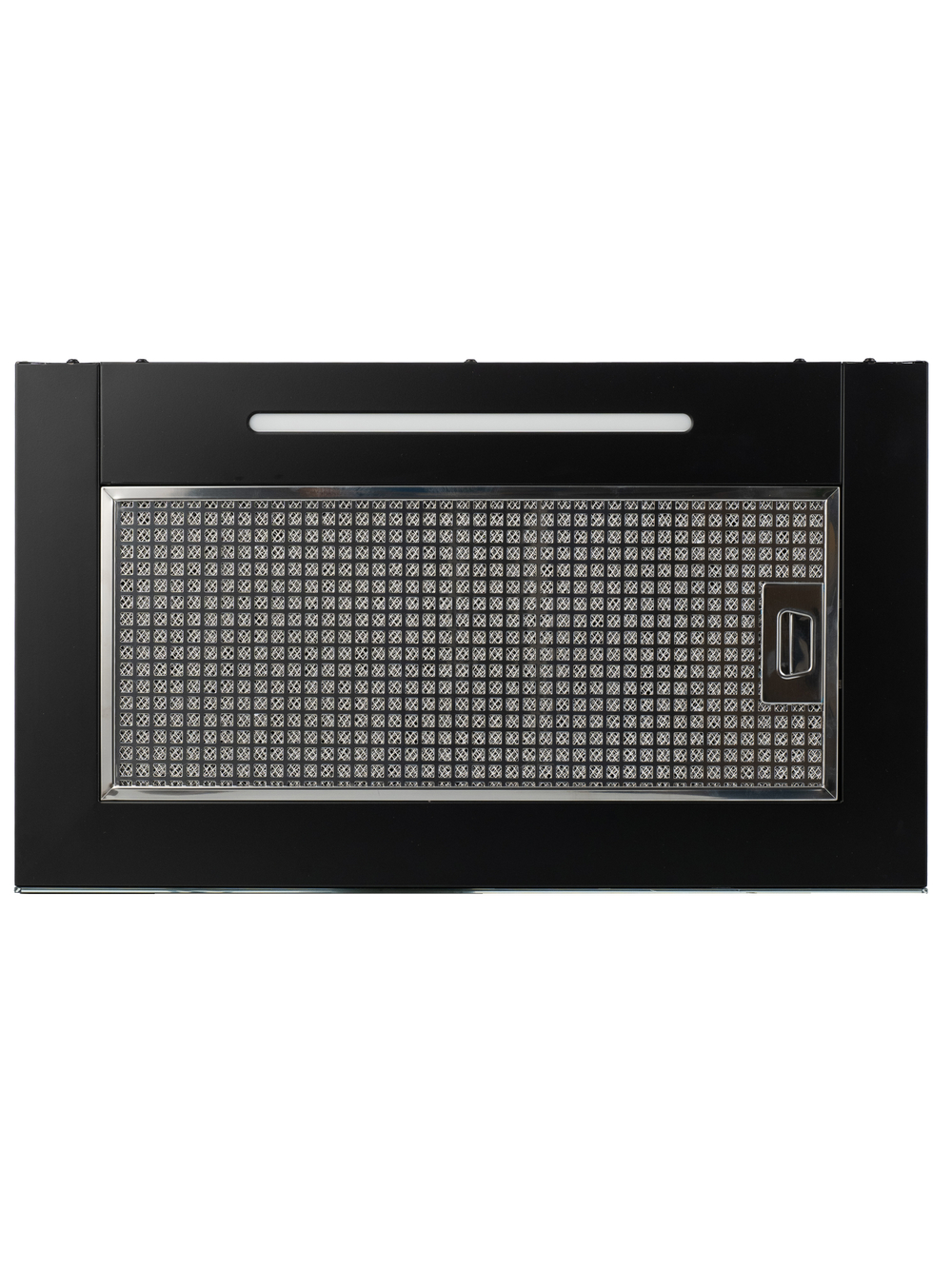 Вытяжка кухонная MACBI Perfa-60G-S/S (BLACK) черный, D150мм, 1200м3/ч, полновстраиваемая, мотор 230Ватт, стекло 60см, сенсорное управление + управление жестами, освещение светодиодное 5W