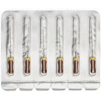 Pro-Endo K-Files №12 (25мм) (6шт.) Про-Эндо К-файлы (К-рашпили), каналорасширители ручные