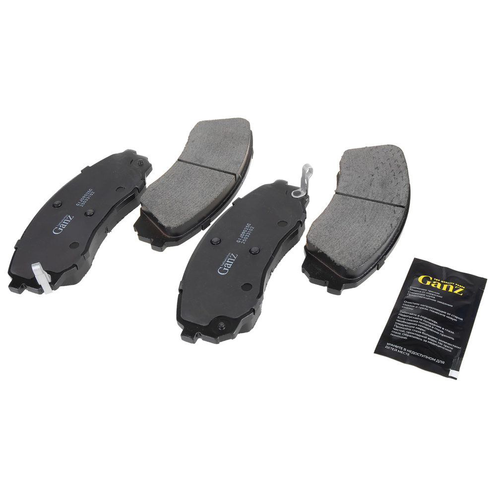 Колодки передние PRO-Line Ceramic HAVAL H8,H9/KIA Carnival/H-1,Grand Starex 07- GANZ GIJ09025C