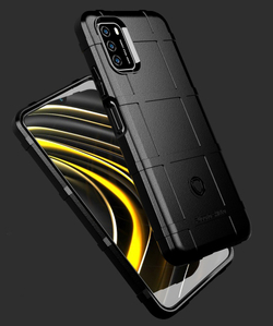 Чехол с высоким уровнем защиты на Xiaomi Poco M3, серии Armor от Caseport