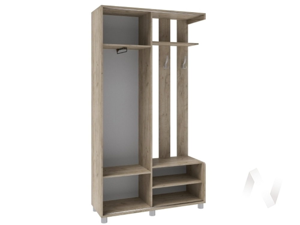 Прихожая Ларго-2 (дуб крафт серый)