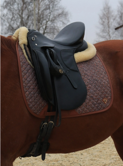 Вальтрап выездковый Diamond Zest (коричневый)