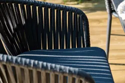 "Каффе Дабл" обеденная группа на 4 персоны, цвет "серый гранит"