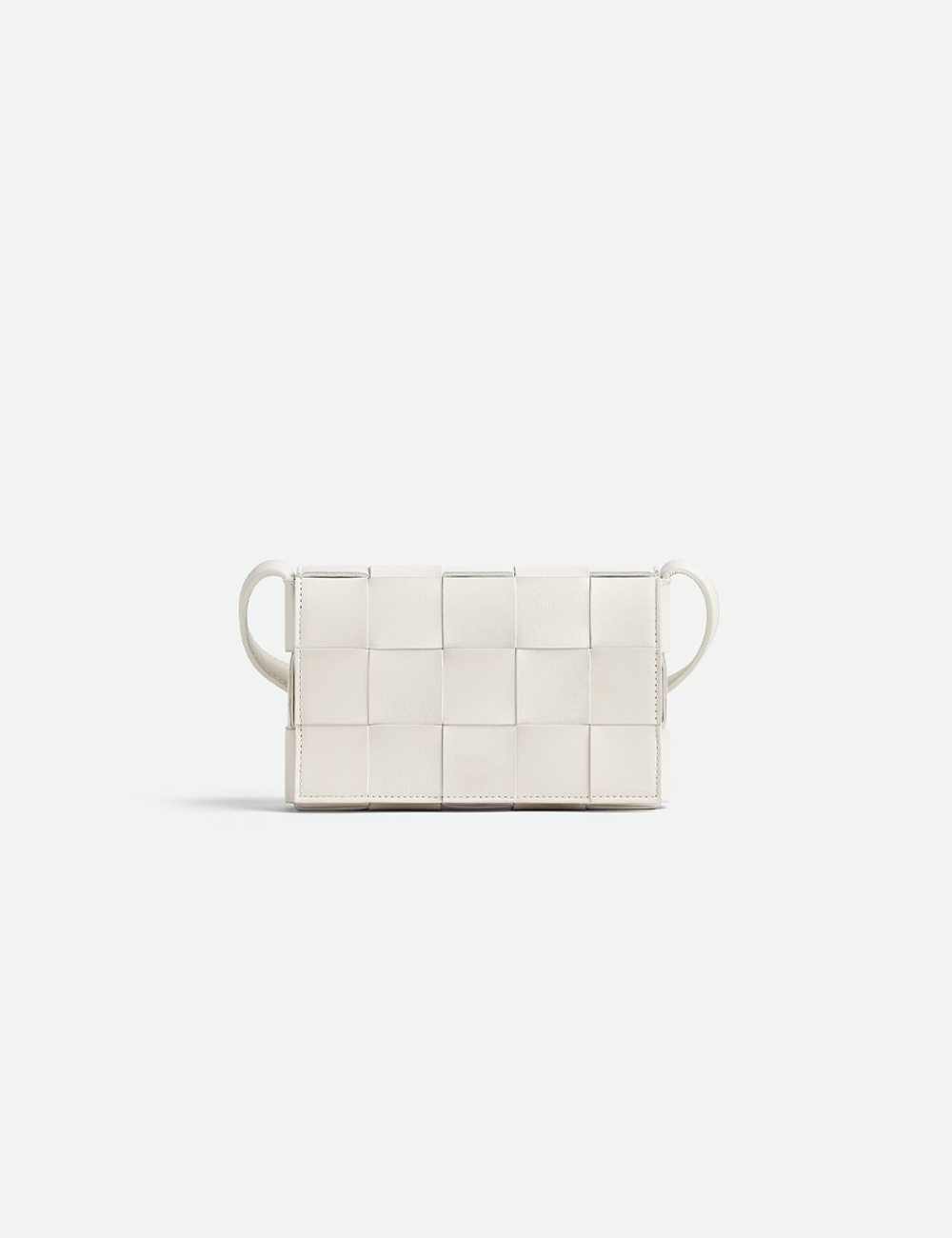 Cумка Bottega Veneta Small Cassette White (730848VMAY19009)