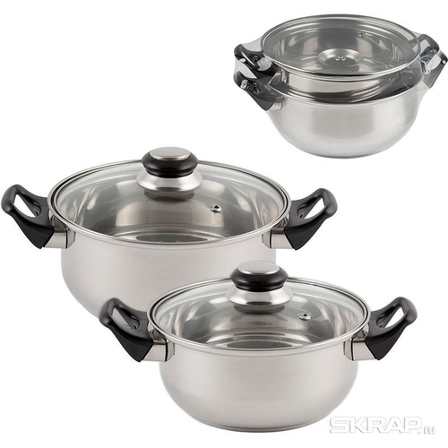 Набор посуды Mallony BAKS-SET-4 4 предмета