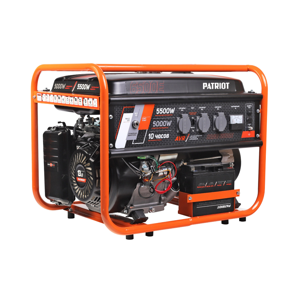 Бензиновый генератор (5.5 кВт) PATRIOT Max Power SRGE 6500 E