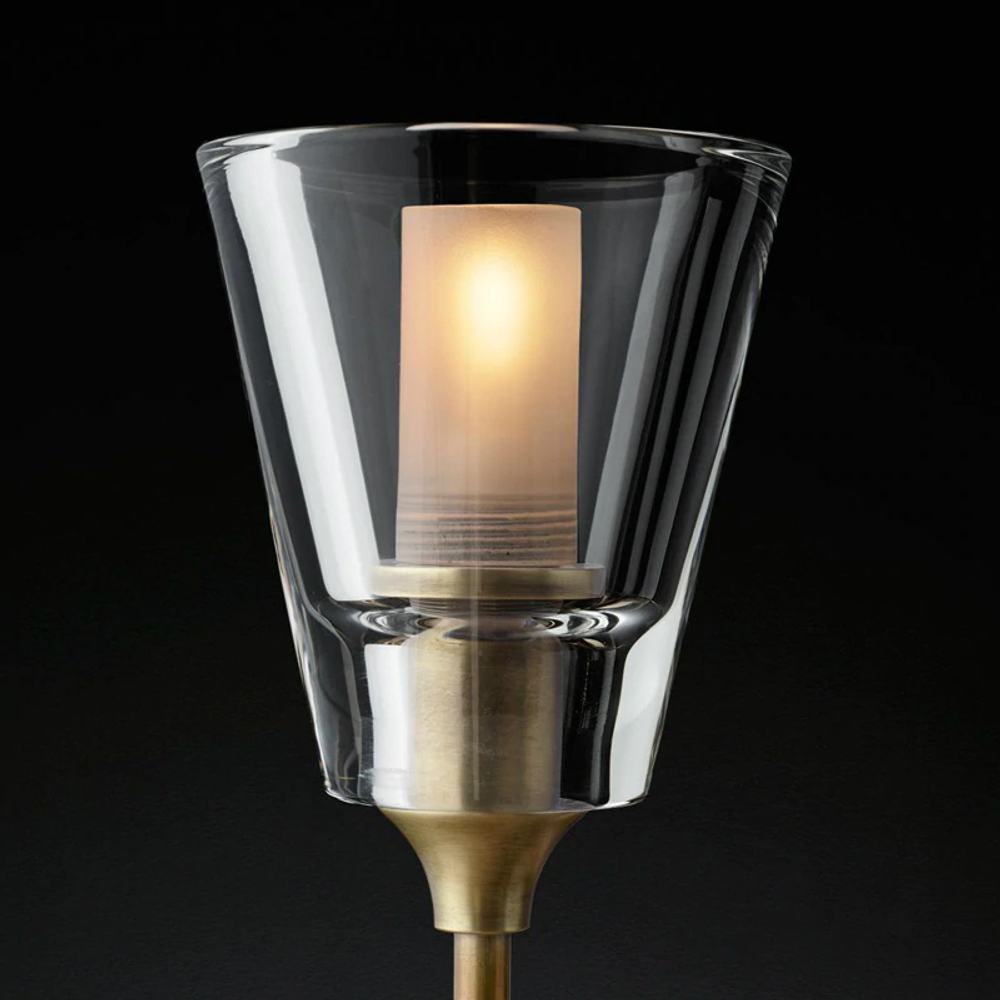 Настенный светильник Torche De Verre 1 light gold