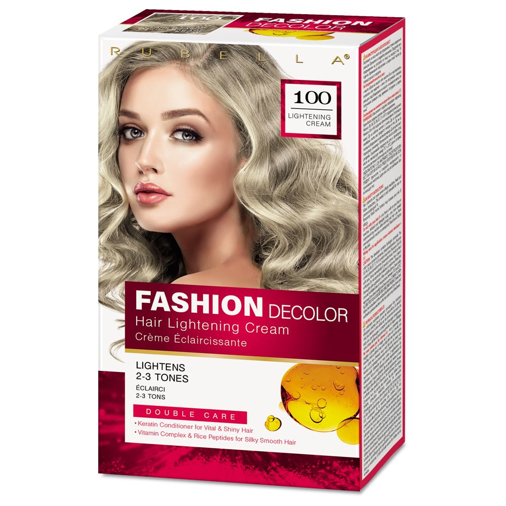 Осветляющая крем-краска для волос Rubella Fashion, тон 100