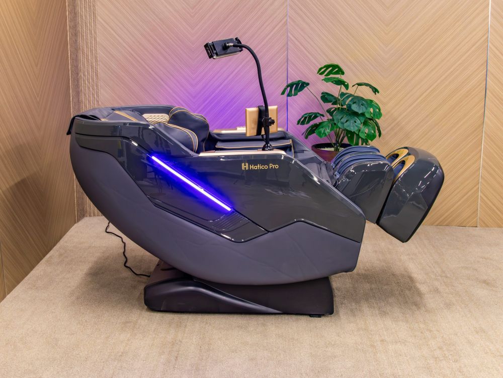 Массажное кресло Hatico Pro Spirit SL 4D – Серый космос