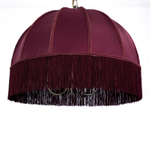 Citilux Базель CL407153 Люстра подвесная с бордовым абажуром