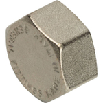Заглушка с внутренней резьбой STOUT SFT 0027 - 1/2" (для стальных труб, латунь никелированная)